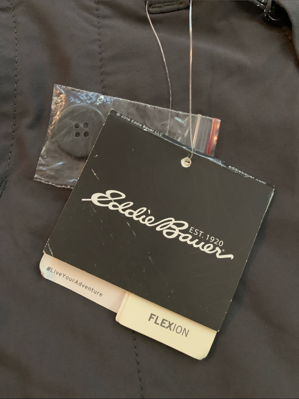 NWT Eddie Bauer Women's Charcoal Hiking Pants Pink Fleece Lining Women’s 4P - Picture 5 of 16